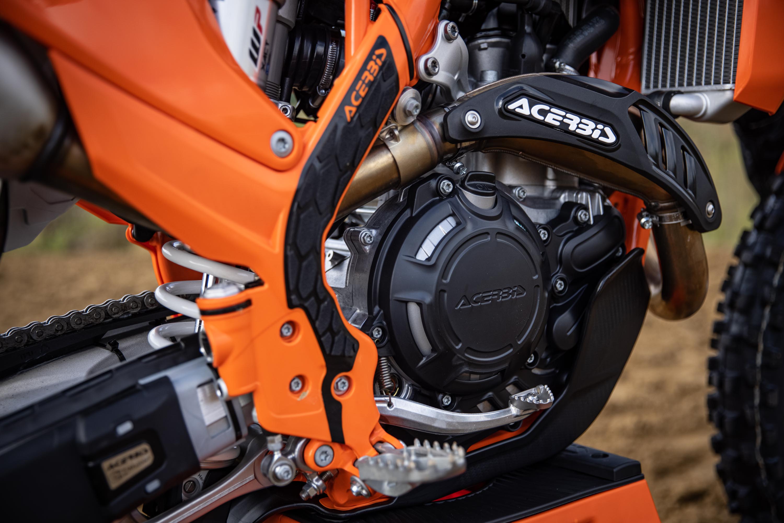 KRYT VÝFUKU Acerbis X KTM-HUSKY 4TAKT - oranžový