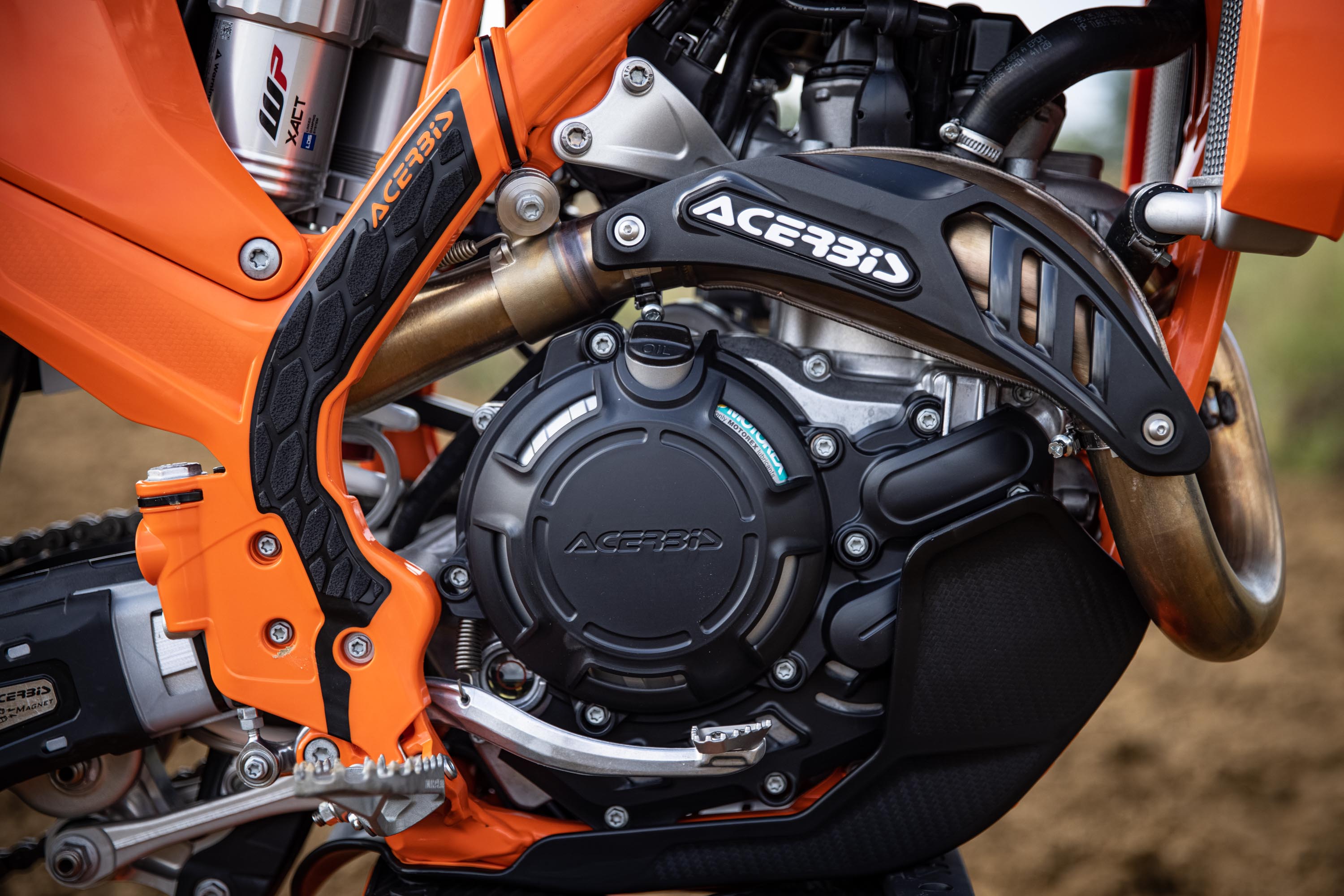 KRYT VÝFUKU Acerbis X KTM-HUSKY 4TAKT - oranžový