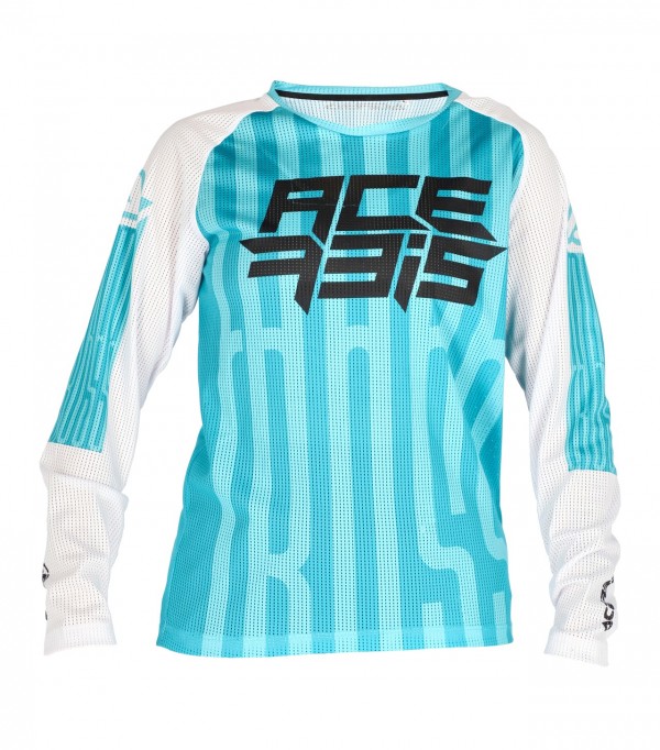 Dres Acerbis detský J-WINDY FIVE KID VENTED - ROYAL/WHITE