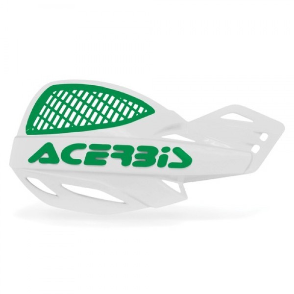 CHRÁNIČE páčiek Acerbis MX UNIKO VENTED - BIELE/ZELENÉ