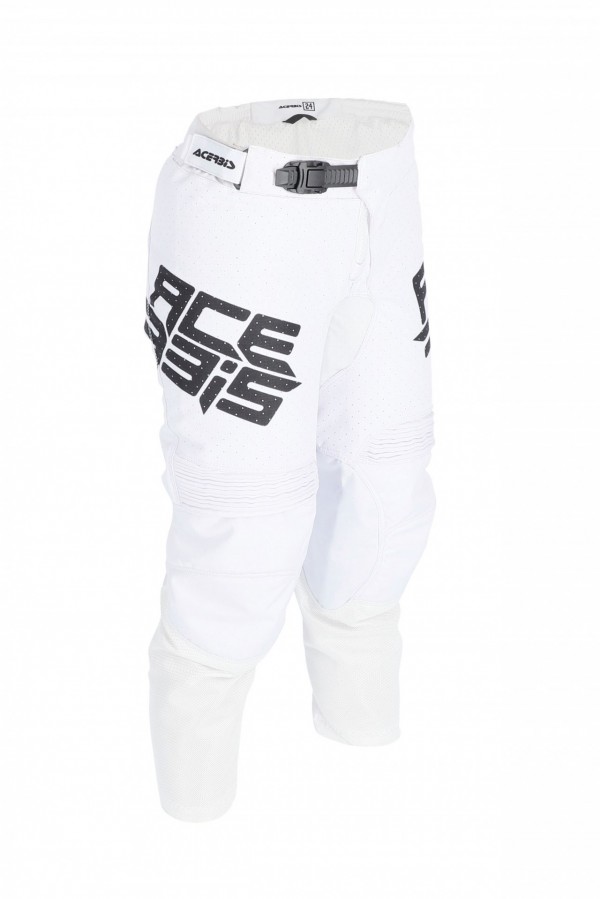 Nohavice Acerbis detské MX TRACK K-WINDY VENTED - BIELE