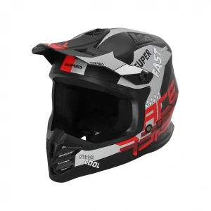 Prilba detská PROFILE KID MX HELMET 2206 47-48CM - RED/BLACK