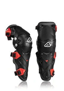 Kolenné chrániče Acerbis IMPACT EVO 3.0 - ČERVENÁ/ČIERNA