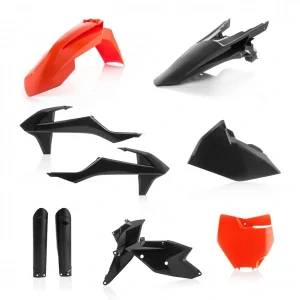 Kompletná sada plastov Acerbis pre KTM SX/SXF 16-18 - BLACK/ORANGE