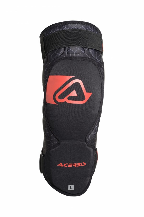 Kolenné chrániče Acerbis X-KNEE GUARD SOFT ADULT čierno červené