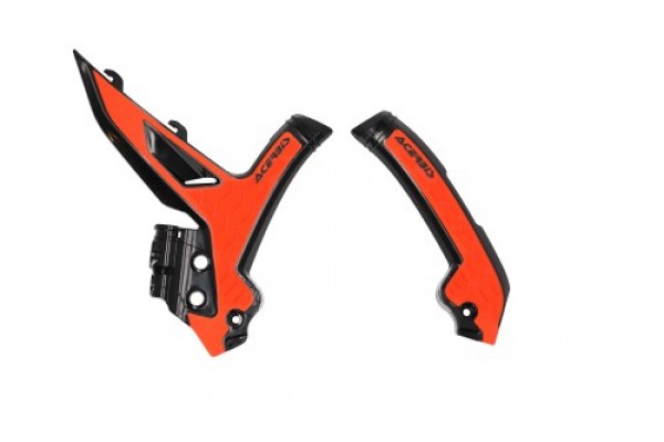 Chrániče rámu Acerbis X-GRIP KTM SX/SXF 2023 - ČIERNA/ORANŽOVÁ
