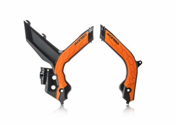 Chrániče rámu Acerbis X-GRIP KTM EXC 20/23 - ČIERNA/ORANŽOVÁ