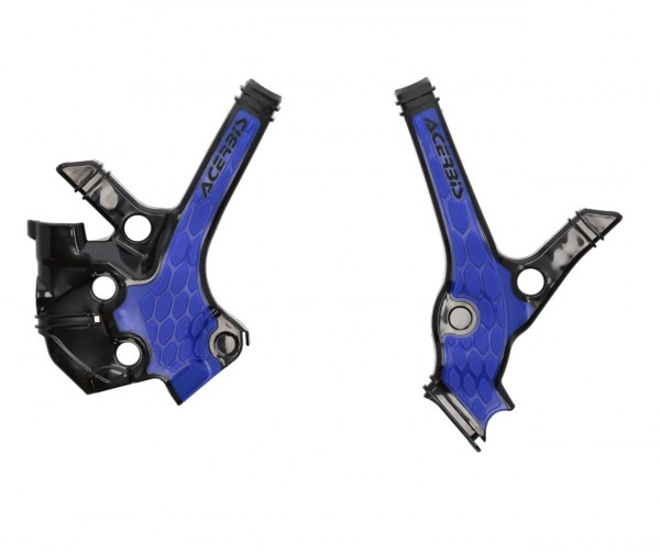 Chrániče rámu Acerbis X-GRIP YAMAHA 85 22/23 - ČIERNA/MODRÁ