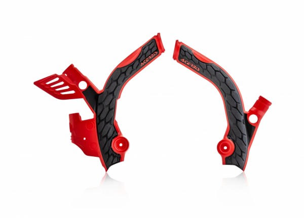 Chrániče rámu Acerbis X-GRIP BETA 125-200 18-19 - ČERVENÁ/ČIERNA