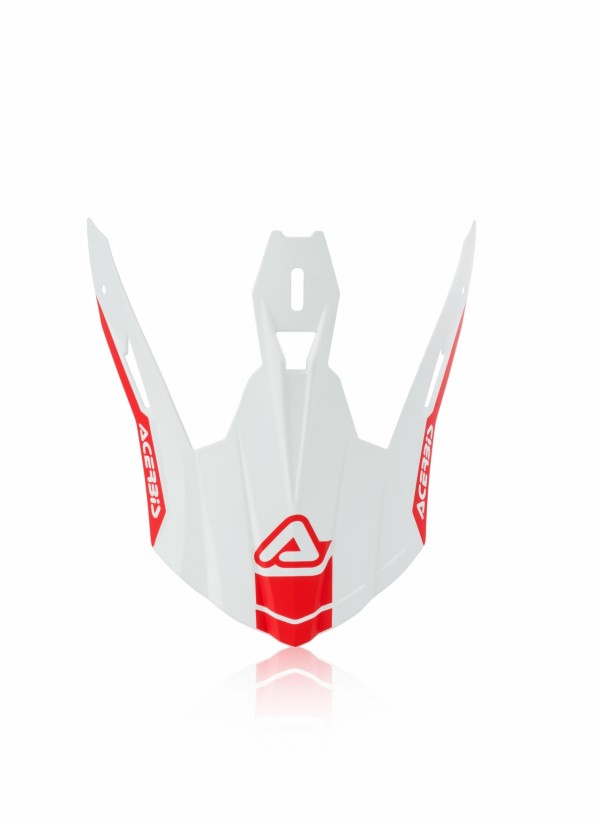 Šilt Acerbis VISOR CARBON/X-PRO VTR - BIELA/ČERVENÁ