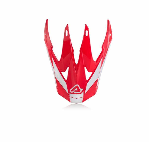 Šilt Acerbis VISOR X-RACER ČERVENÁ/BIELA