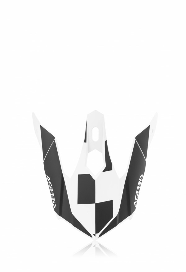 Šilt Acerbis detský STEEL JUNIOR / ECLIPSE VISOR BIELA/ČIERNA