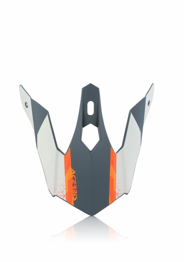 Šilt Acerbis detský STEEL JUNIOR / ECLIPSE VISOR ORANŽOVÁ/SIVÁ