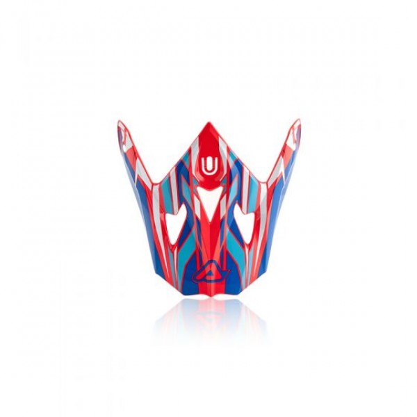 Šilt Acerbis VISOR IMPACT 3.0 HELMET 2017 - ČERVENÁ/MODRÁ