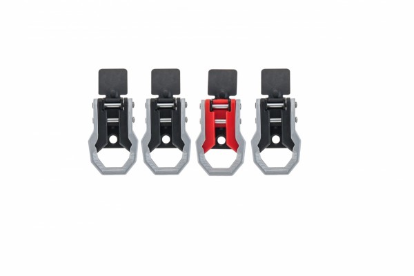 Klipsne na čižmy Acerbis REPLACEMENT LEVERS X-ROCK - RED