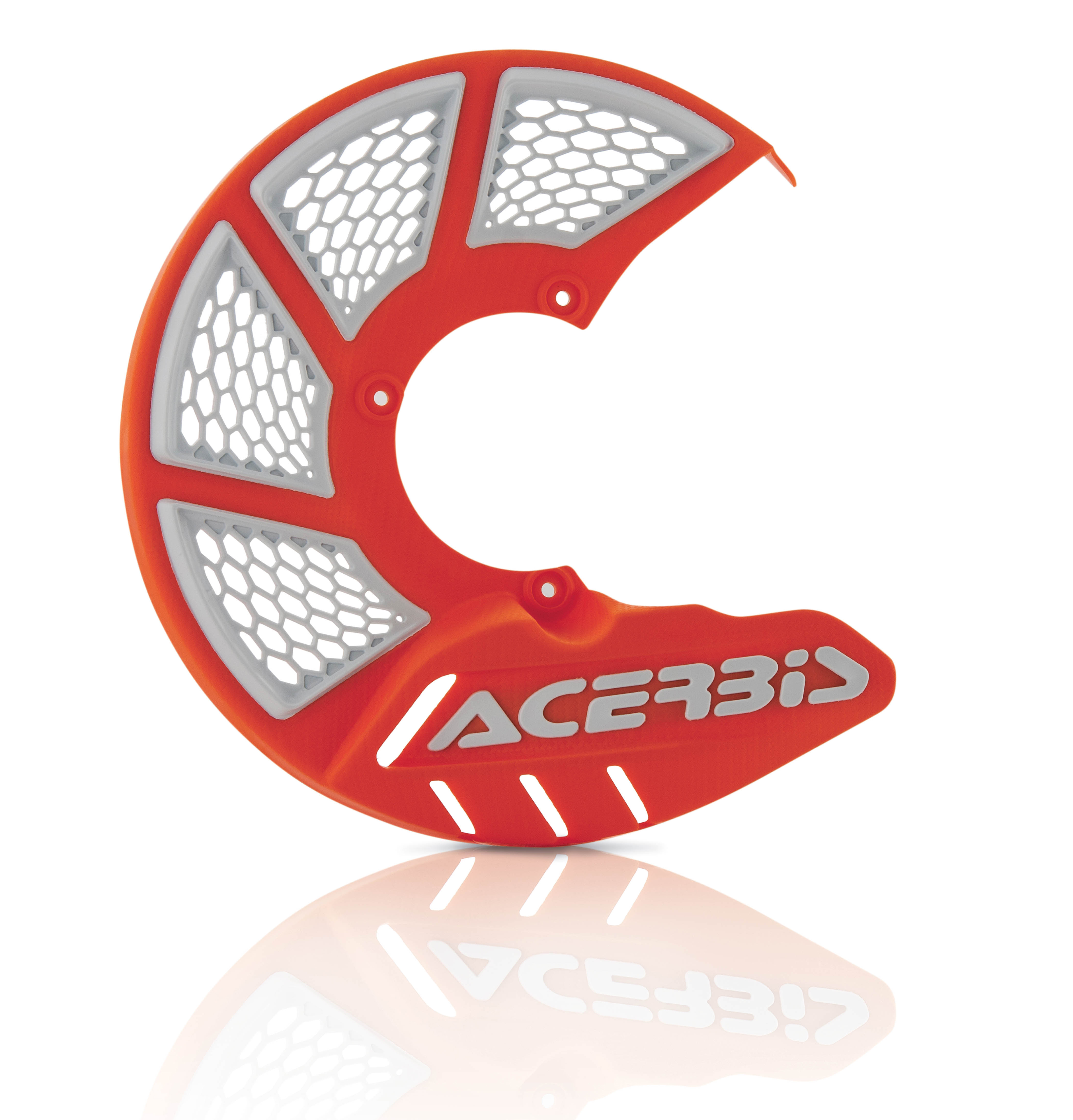 Kryt kotúča Acerbis X-BRAKE oranžová biela 
