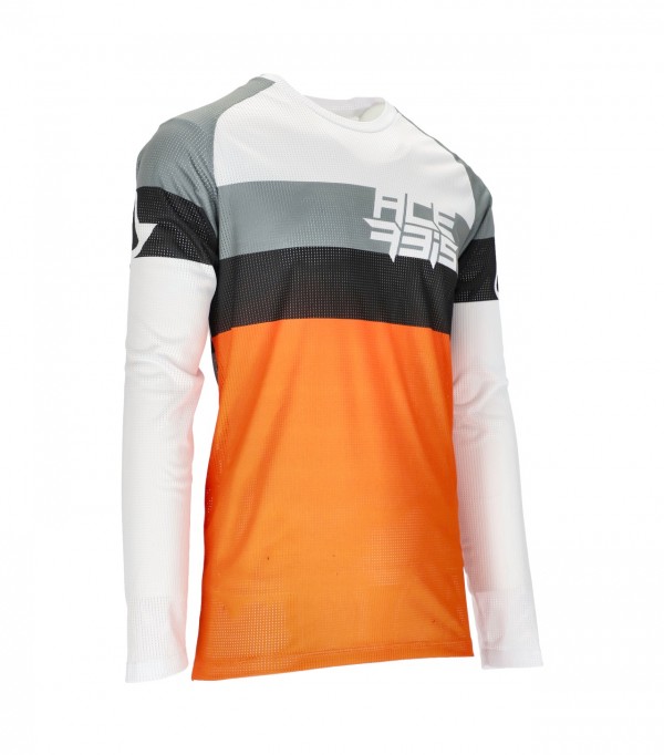 Dres Acerbis J-WINDY THREE VENTED - ORANGE/WHITE