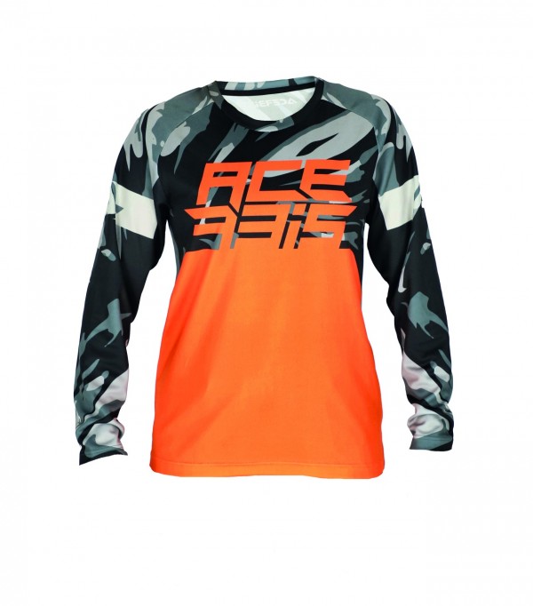 Dres Acerbis detský J-KID FOUR – ORANŽOVÝ/ŠEDÝ