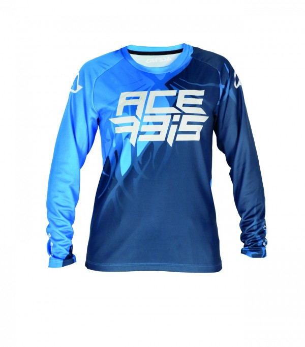 Dres Acerbis detský J-KID THREE - BLUE/WHITE