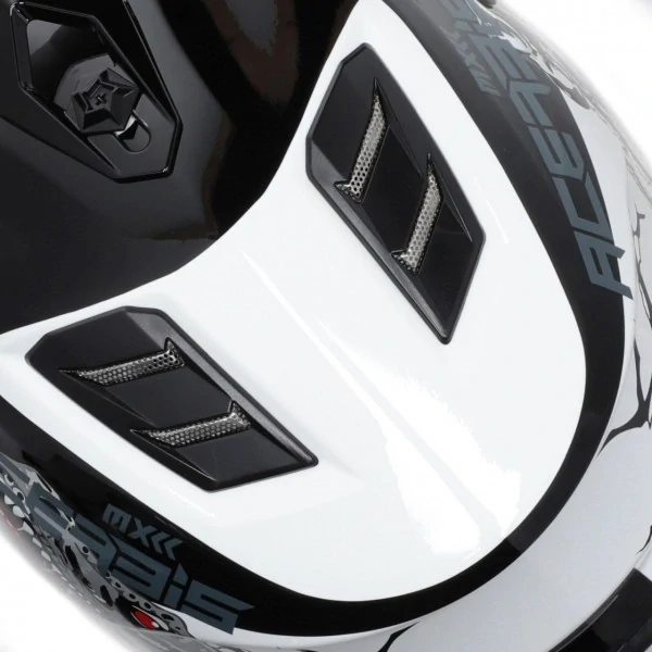 Prilba detská PROFILE JUNIOR HELMET 22-10 - WHITE/BLACK