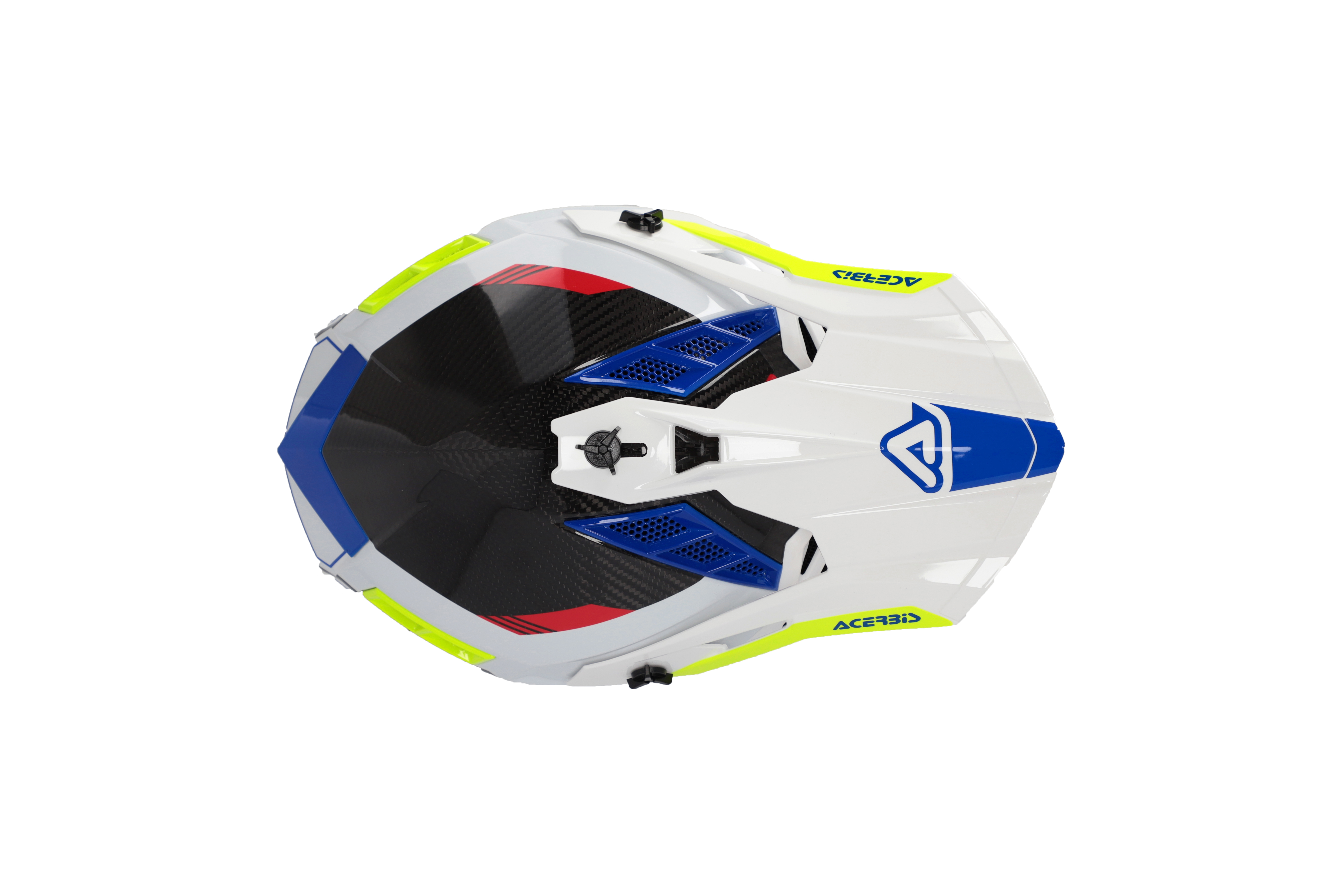 Acerbis Prilba STEEL CARBON H-22-06 - WHITE/BLACK