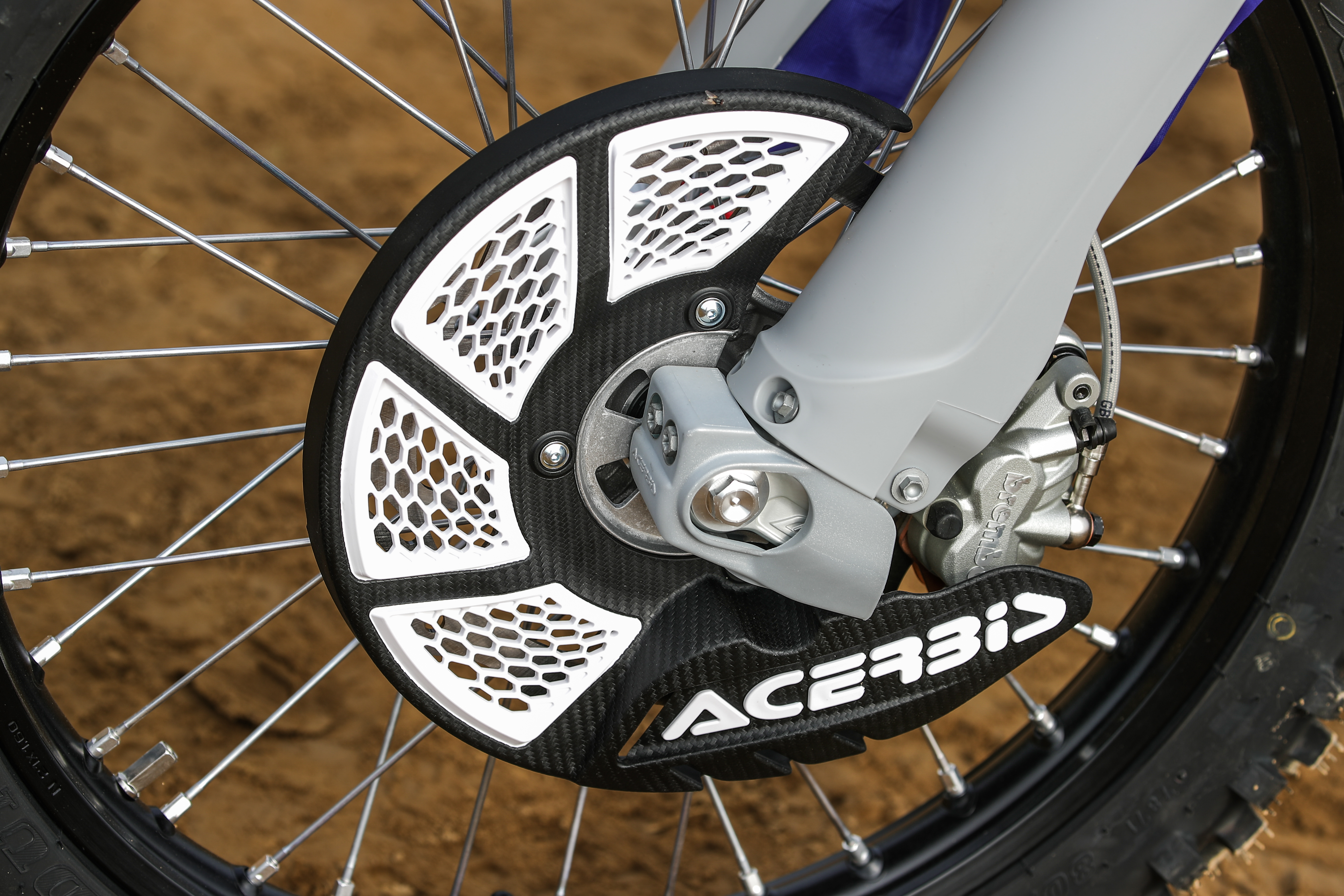 Kryt kotúča Acerbis X-BRAKE čierno biely