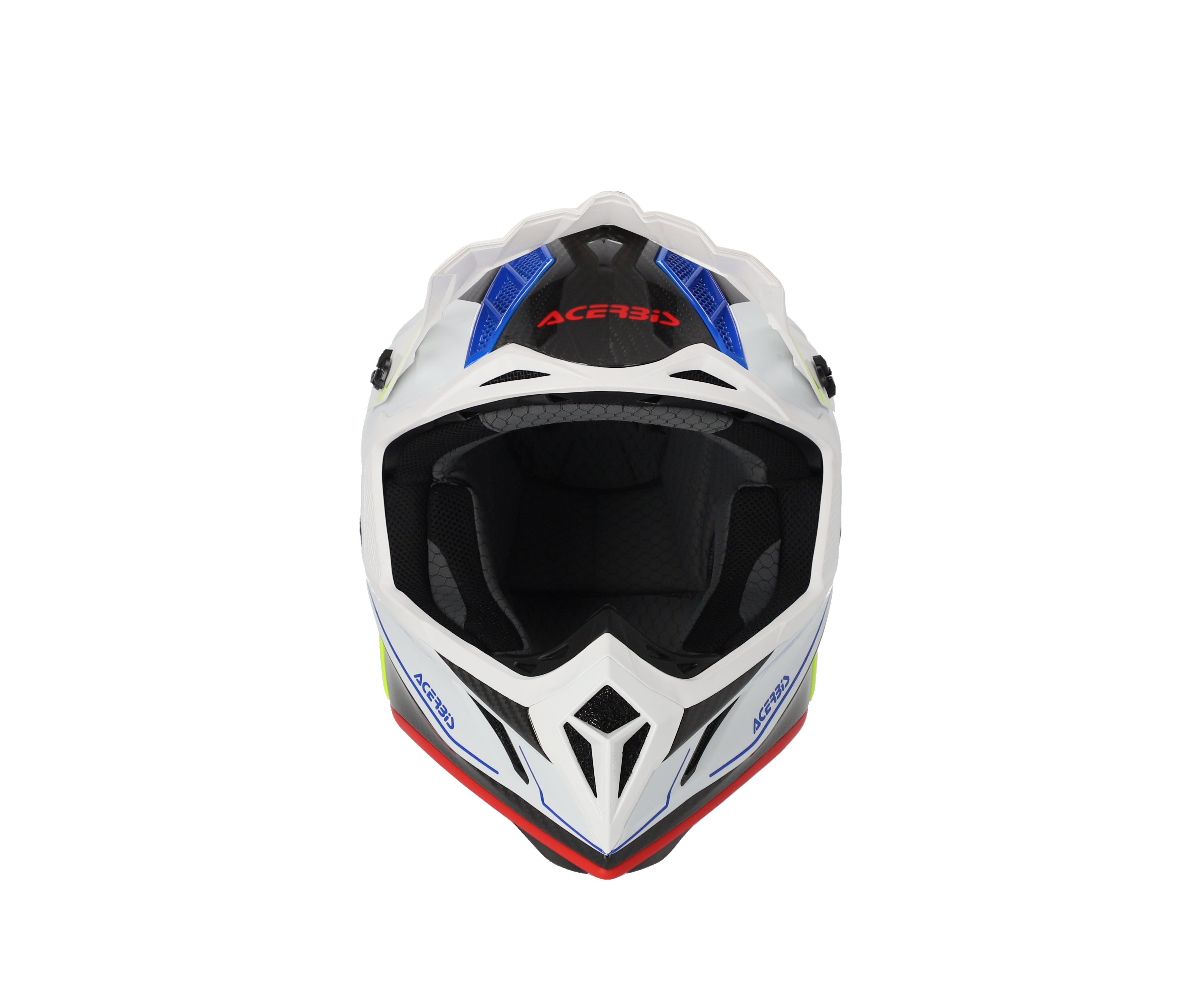 Acerbis Prilba STEEL CARBON H-22-06 - WHITE/BLACK