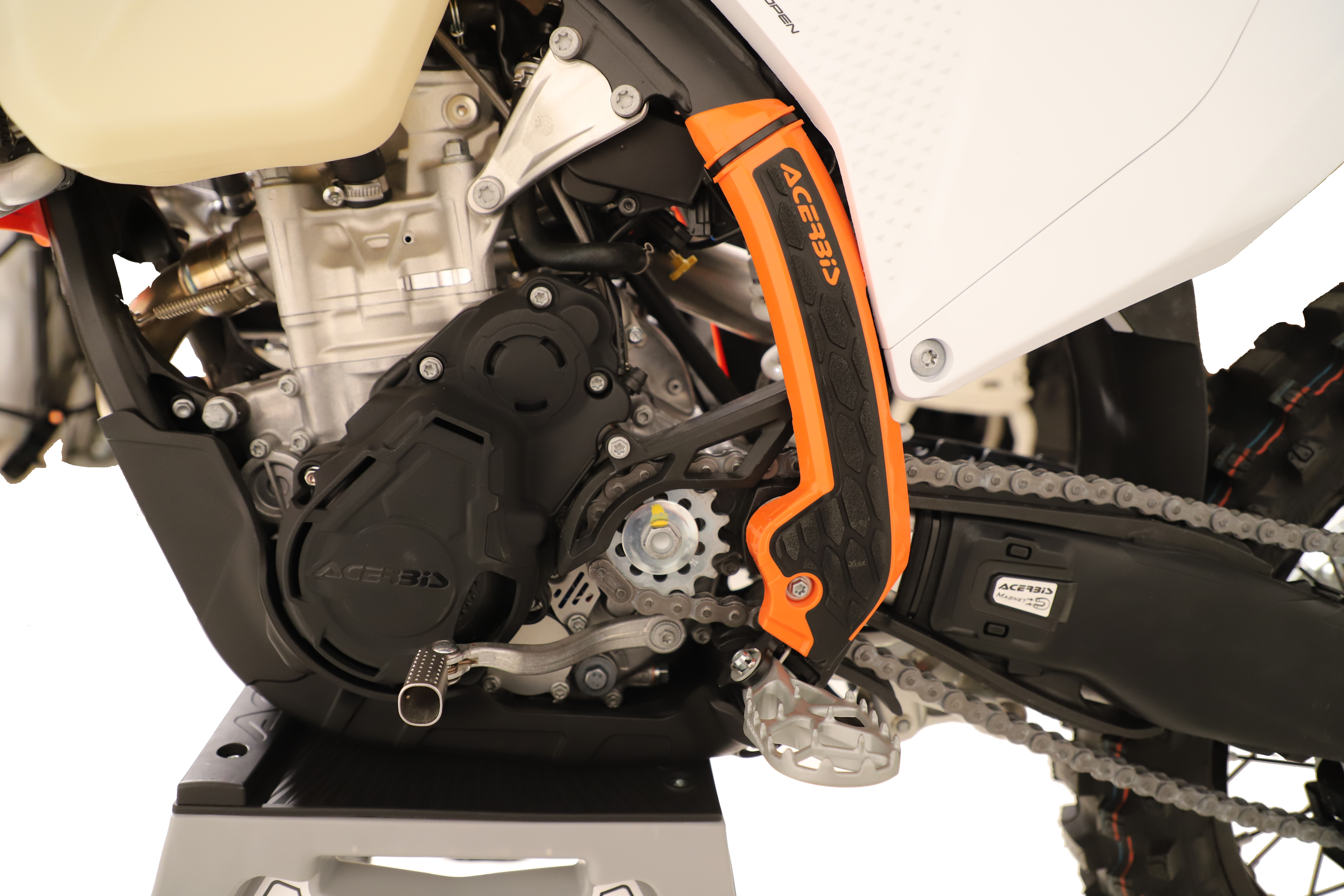 Chrániče rámu Acerbis X-grip KTM SX/SXF/XC-F 2023-2025,EXC/EXC-F 2024-2025 oranžovo čierne