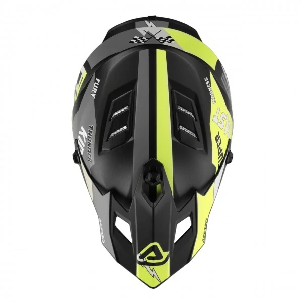 Prilba detská PROFILE JUNIOR HELMET 22-14 - BLACK/YELLOW