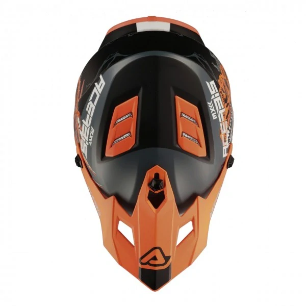 Prilba detská JUNIOR HELMET 22-18 - BLACK/ORANGE