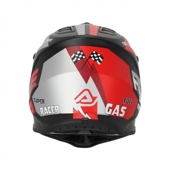 Prilba detská PROFILE KID MX HELMET 2206 47-48CM - RED/BLACK