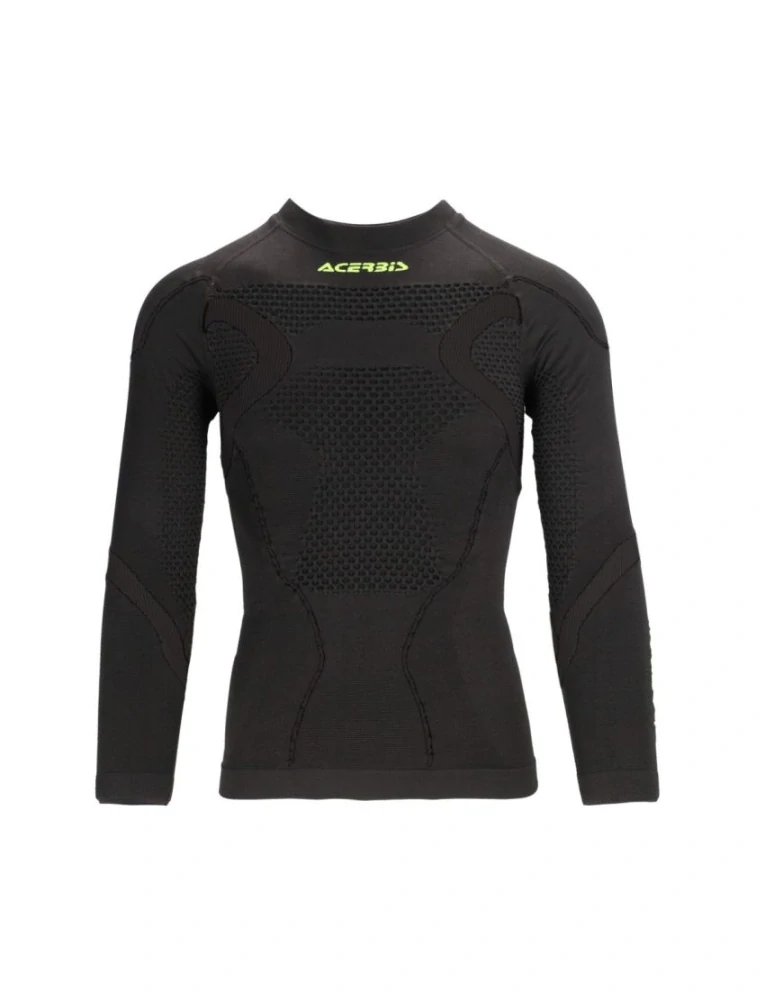 ACERBIS TECHNICAL UNDERWEAR JERSEY X-BODY WINTER 2.0 - BLACK/YELLOW