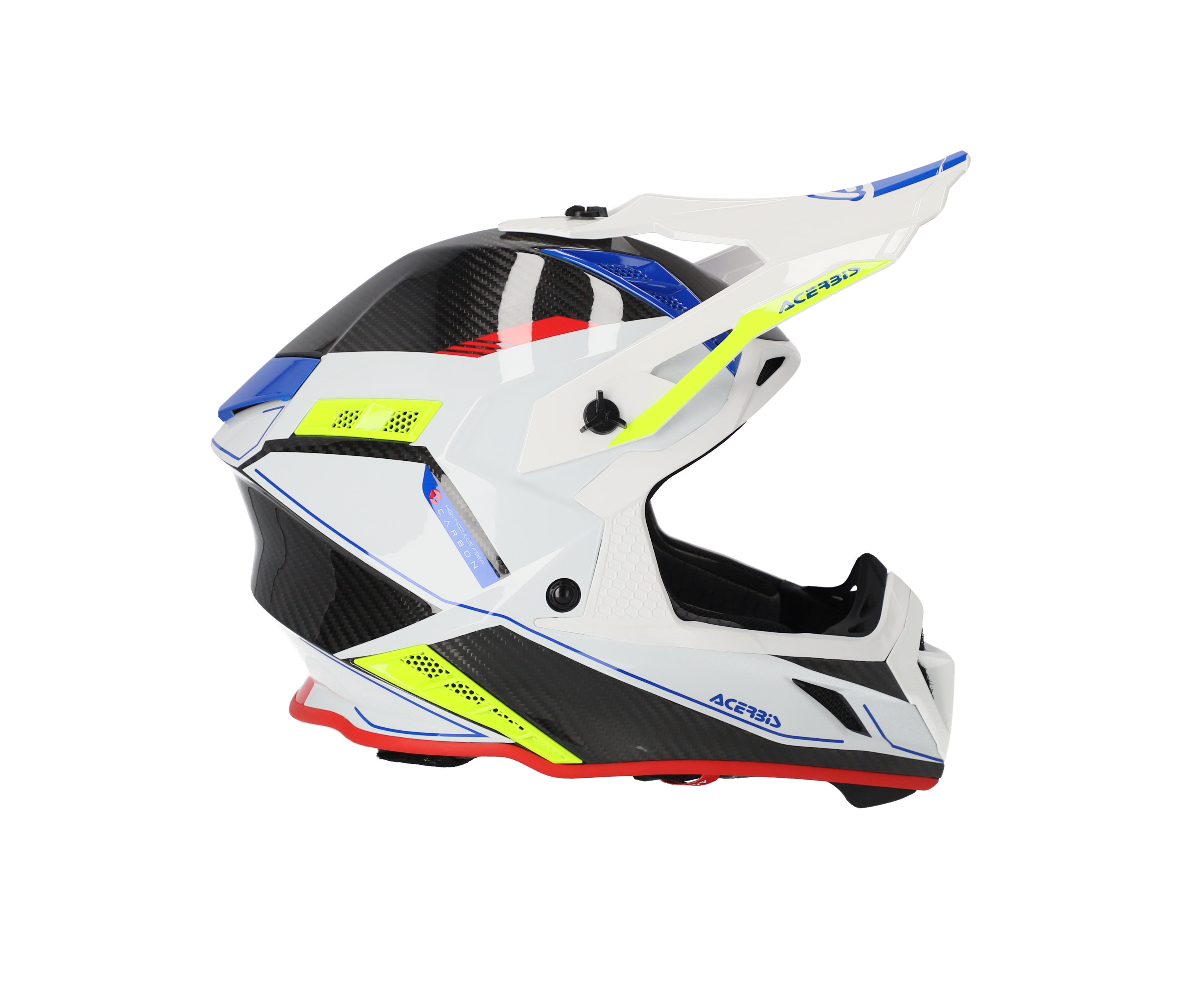 Acerbis Prilba STEEL CARBON H-22-06 - WHITE/BLACK