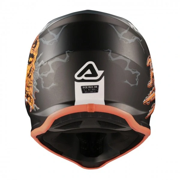 Prilba detská JUNIOR HELMET 22-18 - BLACK/ORANGE