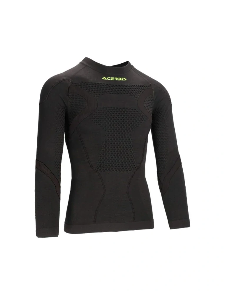 ACERBIS TECHNICAL UNDERWEAR JERSEY X-BODY WINTER 2.0 - BLACK/YELLOW