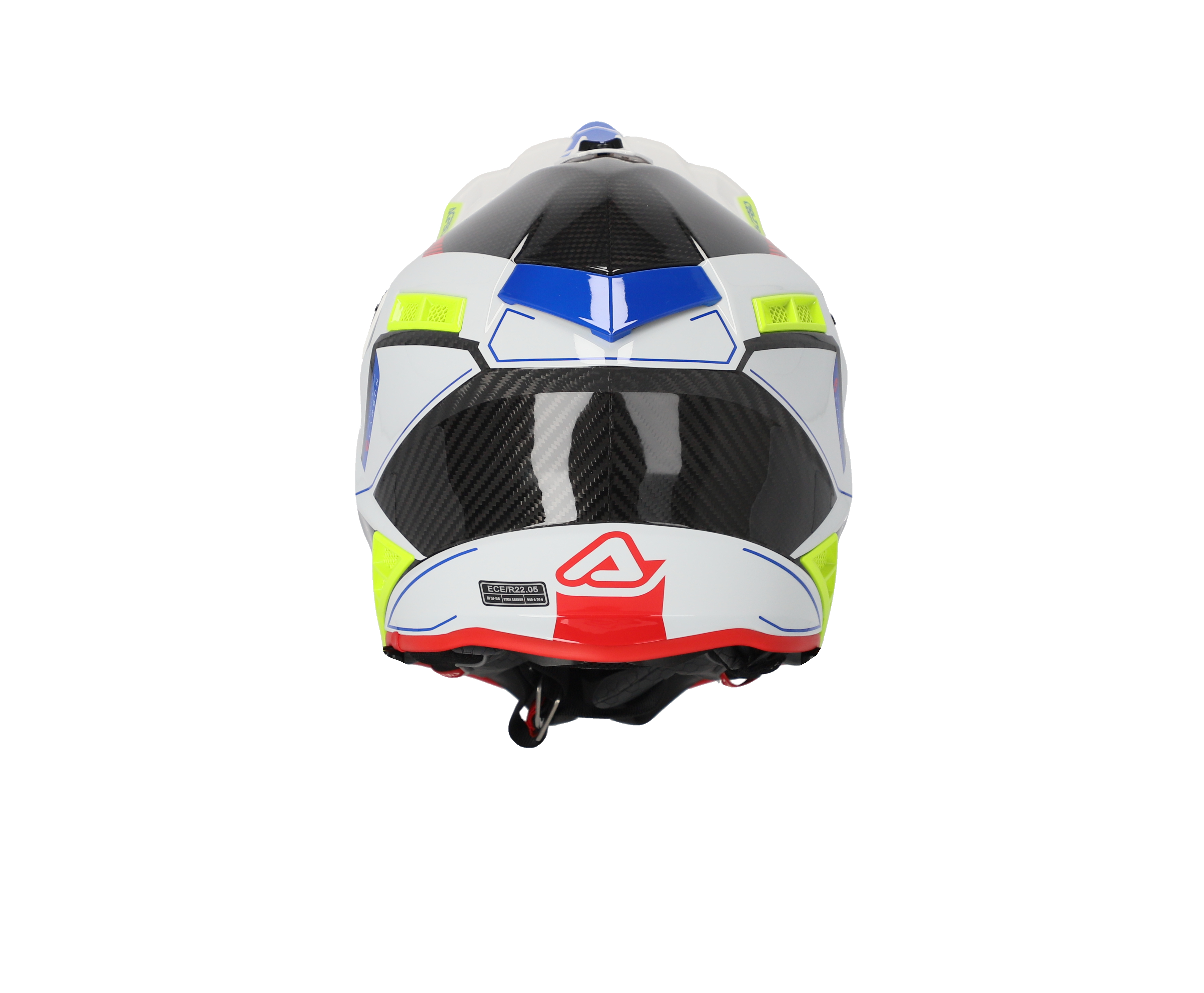 Acerbis Prilba STEEL CARBON H-22-06 - WHITE/BLACK