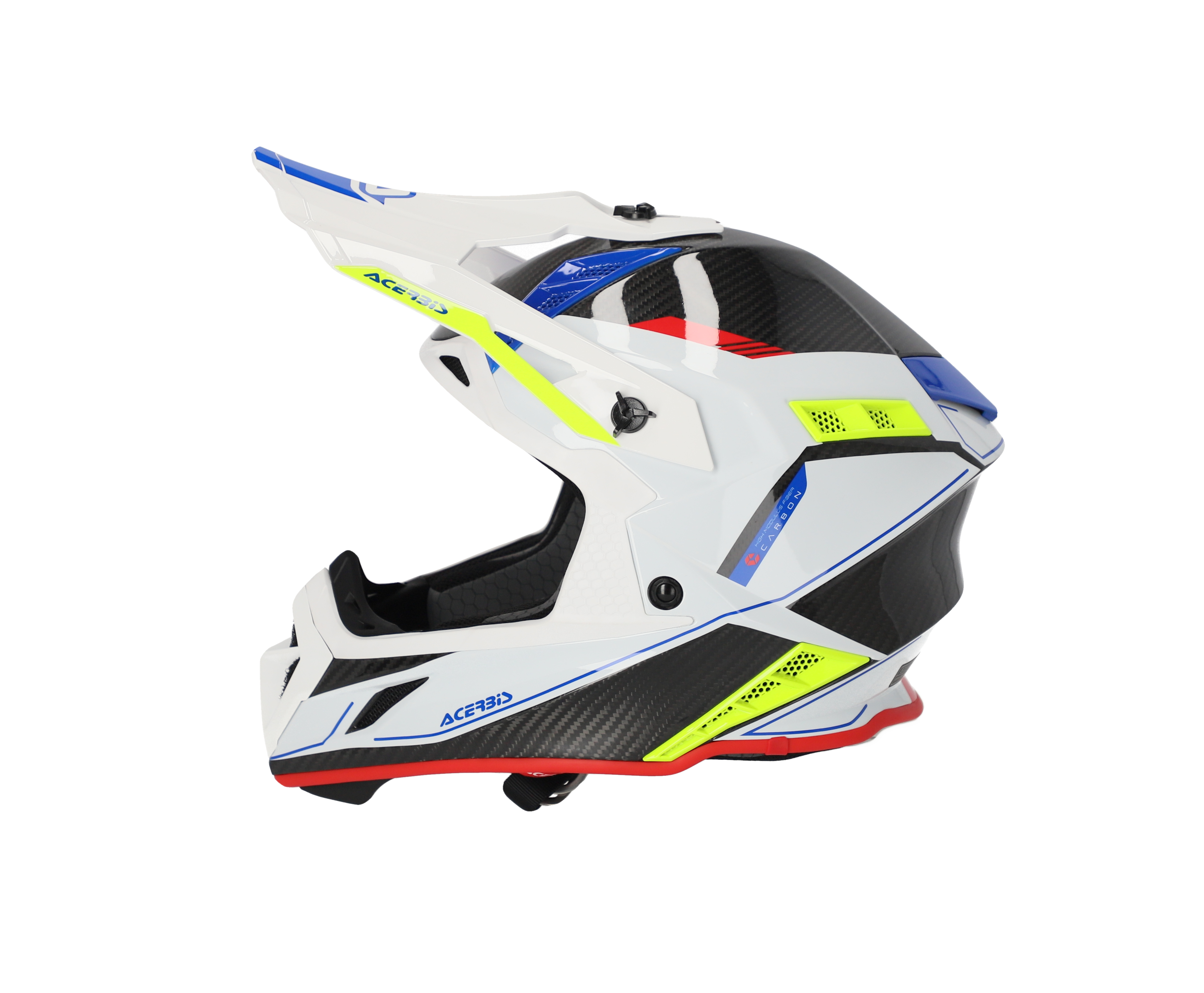 Acerbis Prilba STEEL CARBON H-22-06 - WHITE/BLACK