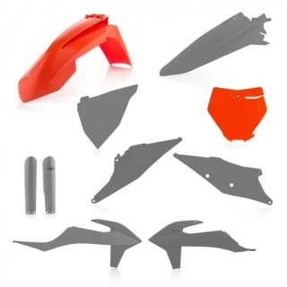 Kompletná sada plastov Acerbis pre KTM SX/SFX 19/22 - ORANGE/GREY